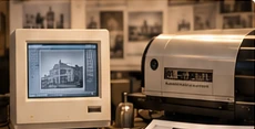 Historische Bildbearbeitung mit Macintosh und Trommelscanner